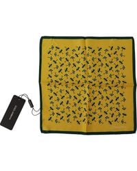 Dolce & Gabbana - Elegant Silk Square Scarf Wrap - Lyst