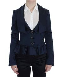Exte - Three Button Single Breasted Blazer Jacket - Lyst