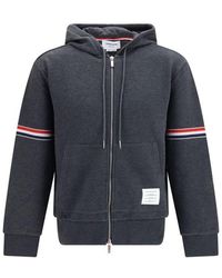Thom Browne - Gray Cotton Sweatshirt - Lyst