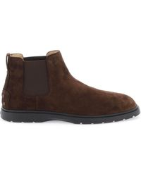 Tod's - W. G. Chelsea Ankle Boots - Lyst
