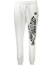 Roberto Cavalli - Bianco Cotton Jogger Pant - Lyst