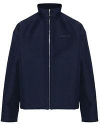 Gucci - Wool Long Sleeve Bomber Jacket - Lyst