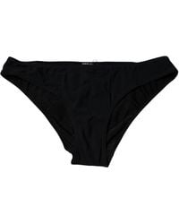 Dolce & Gabbana - Black Nylon Stretch Mid Waist Panty Underwear - Lyst