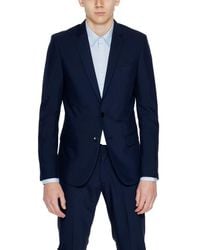Antony Morato - Blue Polyester Blazer - Lyst