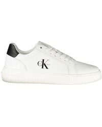 Calvin Klein - Leather Sneaker - Lyst