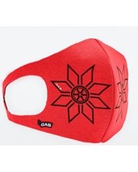 Gas - Red Cotton Facemask - Lyst
