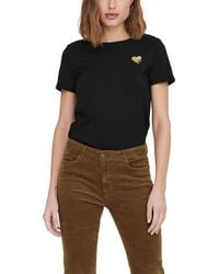ONLY - Cotton Tops & T-Shirt - Lyst