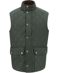 Barbour - Green Polyamide Sleeveless Jacket - Lyst