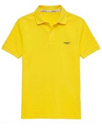Baldinini - Yellow Cotton Men's Polo Shirt - Lyst