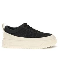Moncler - Black Polyamide Athletic Sneakers - Lyst