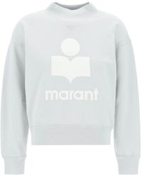 Isabel Marant - Moby Sweatshirt With Flocked Logo - Lyst
