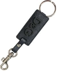 Dolce & Gabbana - Elegant Leather Keychain - Lyst