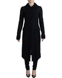 Dolce & Gabbana - Classic Button Down Knitted Long Jacket - Lyst