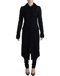 Dolce & Gabbana - Classic Button Down Knitted Long Jacket - Lyst