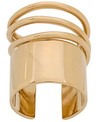 Balenciaga Round Cut Out Ring - Multicolour