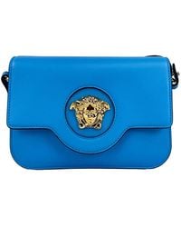 Versace - La Medusa Leather Shoulder Crossbody Bag Purse - Lyst