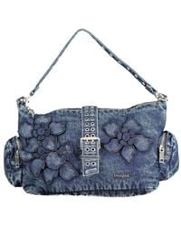 Desigual - Blue Cotton Bag - Lyst