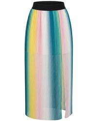 Trussardi - Pink Polyester Skirt - Lyst