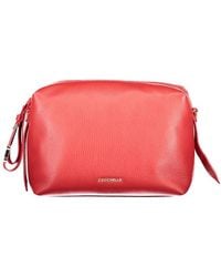 Coccinelle - Rosso Leather Handbag - Lyst