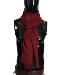 Dolce & Gabbana - Dg Crown Cashmere Silk Shawl Fringe Wrap Scarf - Lyst