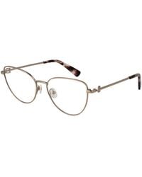 Longchamp - Gold Metal Glasses (frames) - Lyst