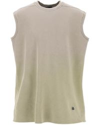 Moncler - Tarp Sleeveless Fleece T Shirt - Lyst