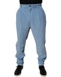 Dolce & Gabbana - Corduroy Pants Pleated Design - Lyst