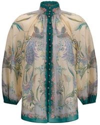 Zimmermann - Multicolor Cotton Pattern Shirt - Lyst