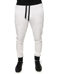 Dolce & Gabbana - Cotton Slim Jogger Sweatmen's Pants - Lyst
