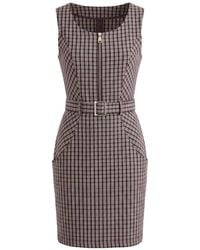 Trussardi - Black Cotton Dress - Lyst