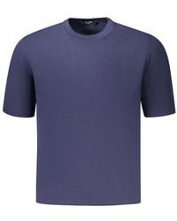 K-Way - Blue Cotton Men's T-shirt - S - Lyst