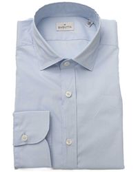 Bagutta - Light Blue Cotton Men Shirt - Lyst