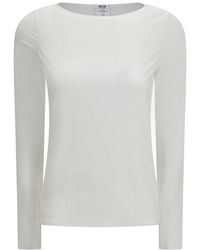 Wolford - White Modal Long Sleeve T - Lyst