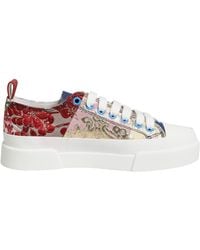 Dolce & Gabbana - Multicolor Patchwork Low Top Sneakers Shoes - Lyst
