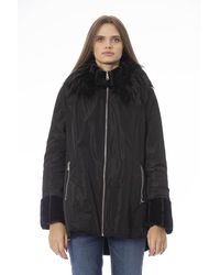 Baldinini - Black Polyester Jackets & Coat - Lyst