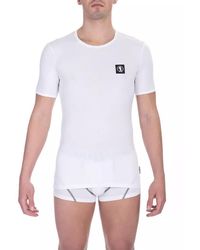 Bikkembergs - Elegant Crew Neck Cotton T-Shirt - Lyst