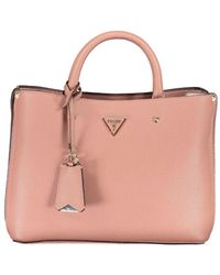 Guess - Pink Polyethylene Handbag - Lyst