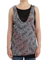 CoSTUME NATIONAL - Black Sleeveless Top - Lyst