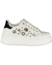 Laura Biagiotti - White Polyurethane Sneaker - Lyst