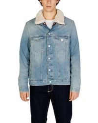 Tommy Hilfiger - Denim Jacket Sherpa Collar - Lyst