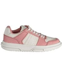 Tommy Hilfiger - Rosa Poliuretano Donna Sneaker - Lyst
