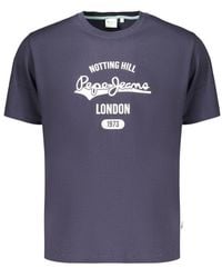 Pepe Jeans - Blue Cotton Men's T - Lyst