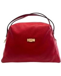 Baldinini - Red Leather Shoulder Bag - Lyst