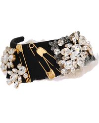 Dolce & Gabbana - Crystal Diadem Headband - Lyst