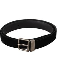 Dolce & Gabbana - Velvet Belt - Lyst