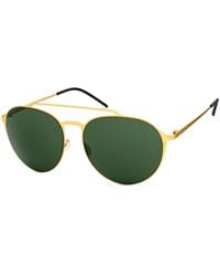 Italia Independent - Gold Metal Sunglasses - Lyst