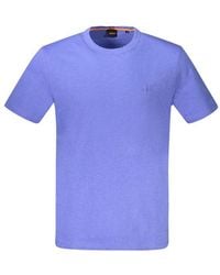 BOSS - Cotton T-Shirt - Lyst