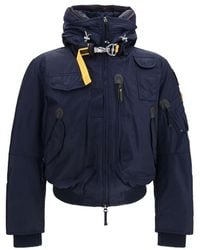 Parajumpers - Blue Polyamide Bomber - Lyst