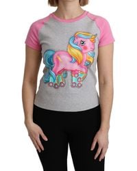Moschino - Chic Crew Neck Cotton T-Shirt - Lyst
