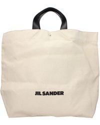 Jil Sander - Beige Fabric Handbag - Lyst